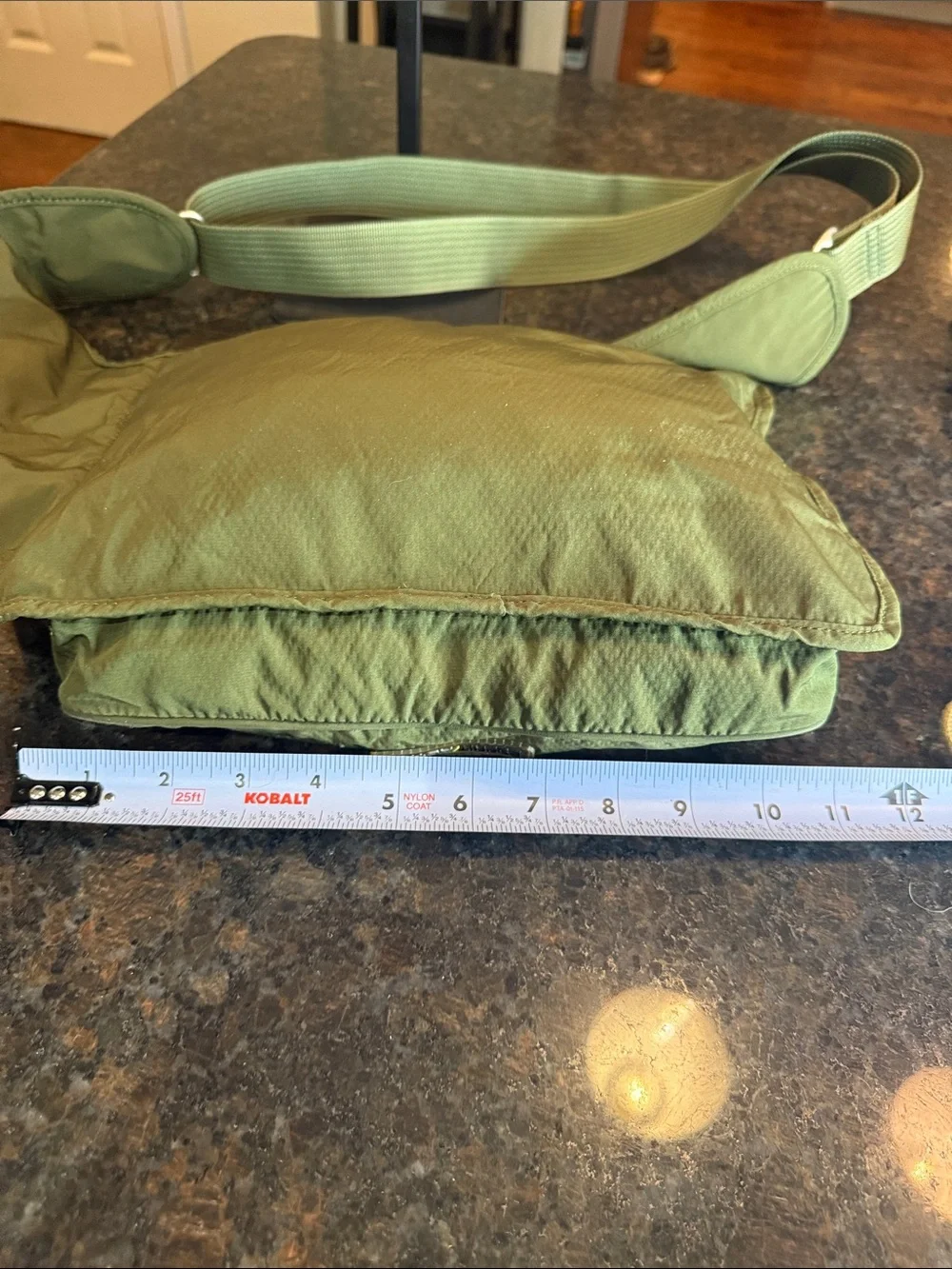 Vintage Y2K Esprit Sport Green Slouchy Hobo/Crossbody Bag